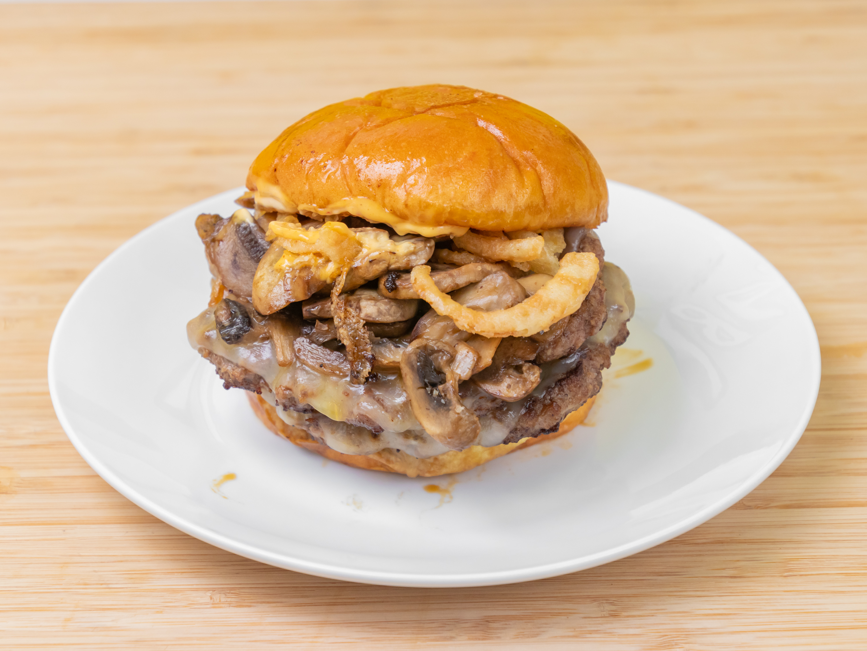 Order Marvelous Mushroom Burger food online from Bud Burger & Steak store, Suwanee on bringmethat.com