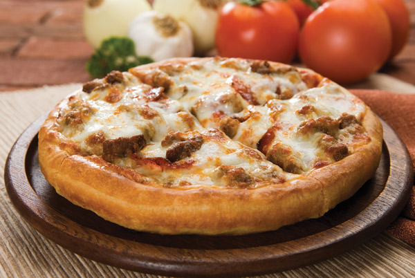Order 2 Topping Pizza food online from Godfather Pizza Express store, Crawfordsville on bringmethat.com