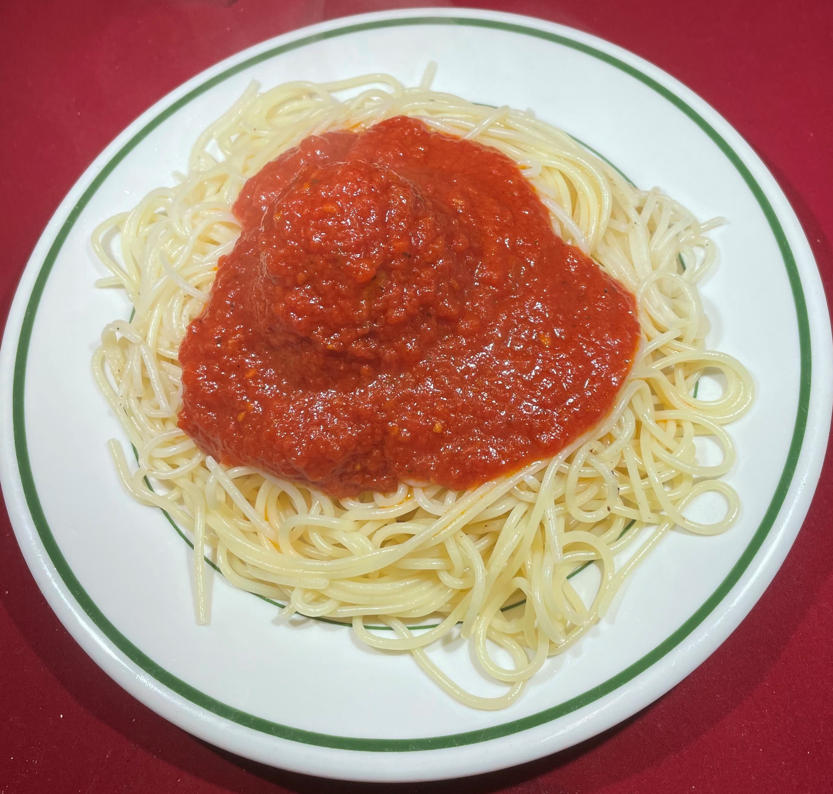 Order Spaghetti with Sauce Dinner food online from Good Jakes store, Coopersburg on bringmethat.com