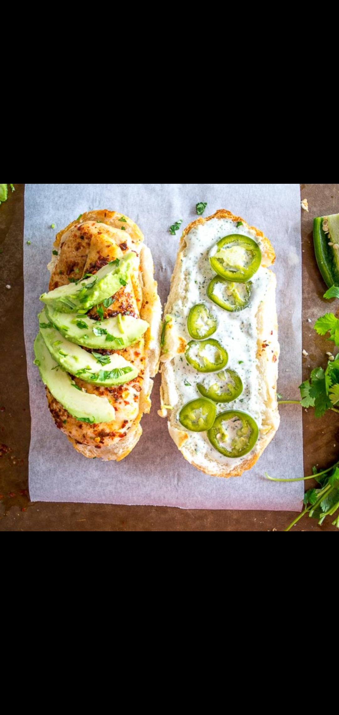 Order Spicy Chicken Cutlet Avocado Jalapeños Mayonnaise Hot Sandwich  food online from American Gourmet Foods Deli store, New York on bringmethat.com
