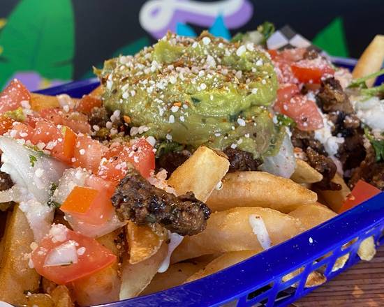 Order Carne Asada Fries food online from The Fried Taco store, Edmond on bringmethat.com