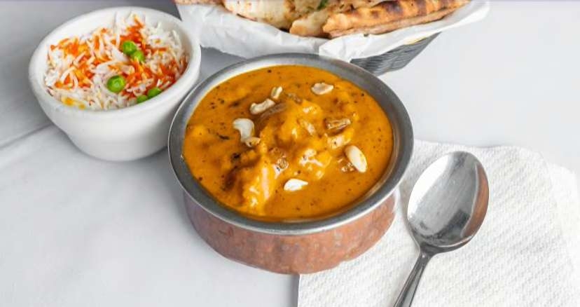 Order Chicken Shahi Korma food online from Minerva Indian Cuisine store, Gaithersburg on bringmethat.com