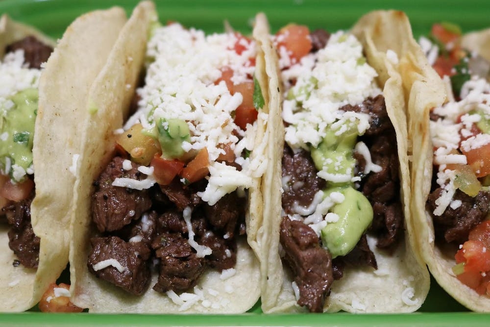 Order Tacos De Carne food online from Mad Dog And Beans store, New York on bringmethat.com