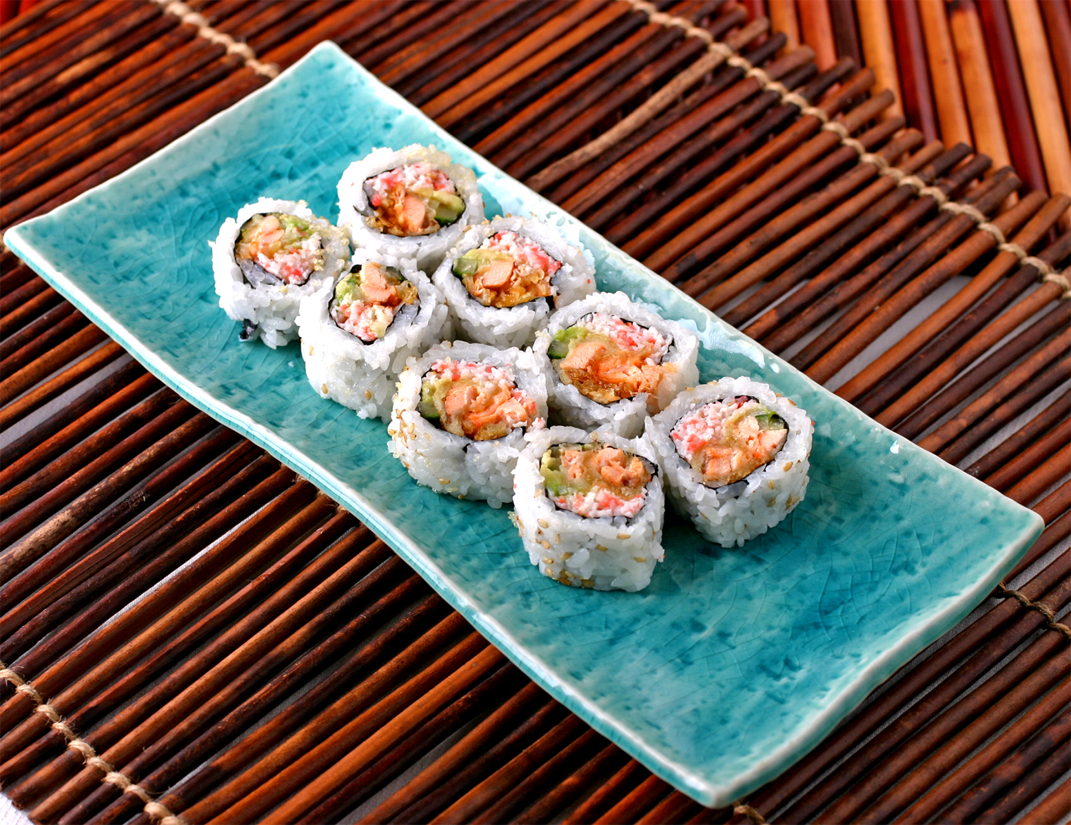 Order Salmon Tempura Roll food online from YASAI Ramen, Roll, Teriyaki store, Norwalk on bringmethat.com