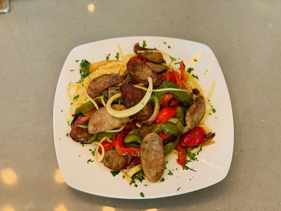 Order Sausage and Peppers Entree food online from Pizzabar 141 store, Woodbury on bringmethat.com