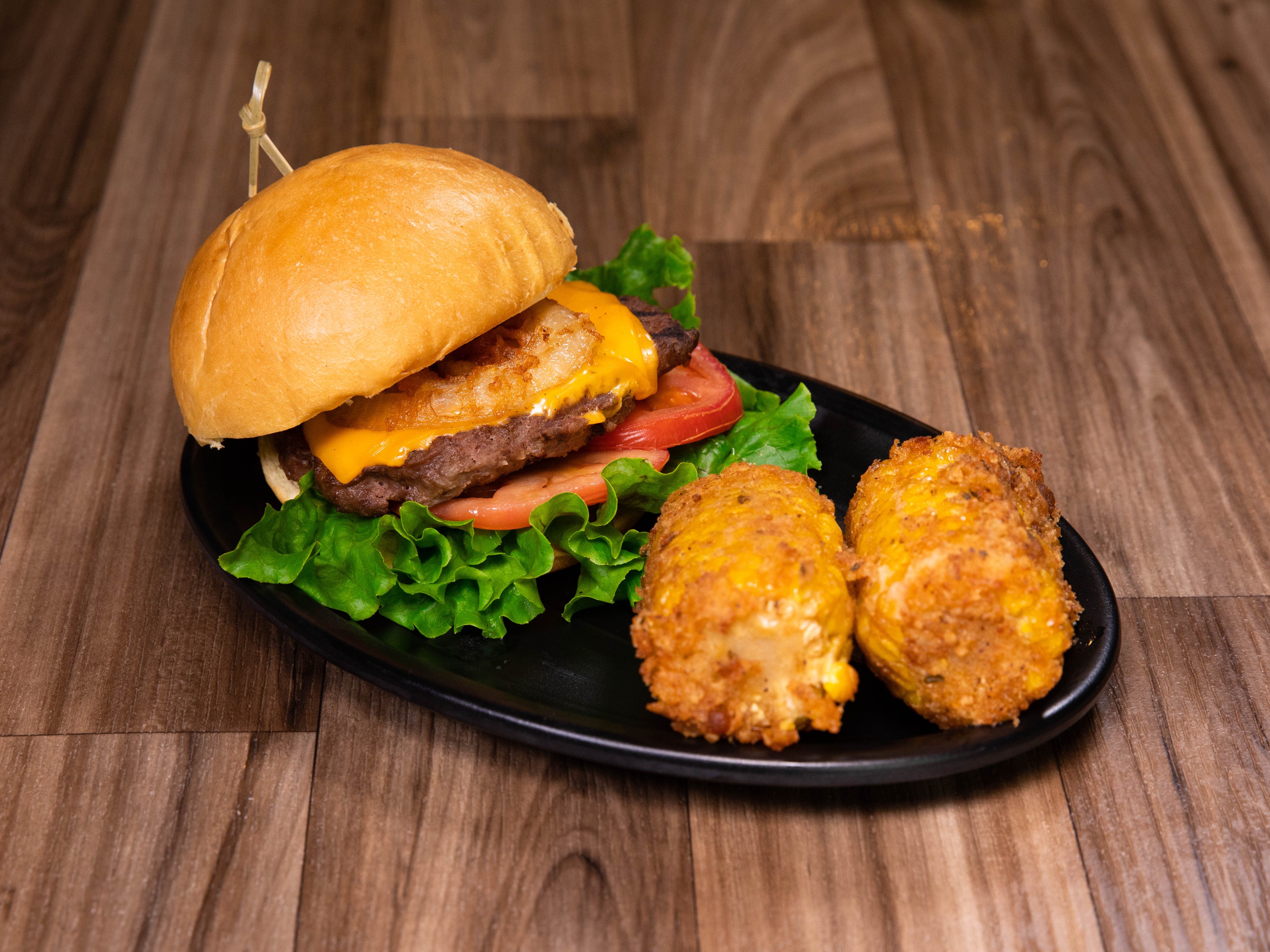Order BBQ Burger food online from Waldos BBQ store, Mesa on bringmethat.com