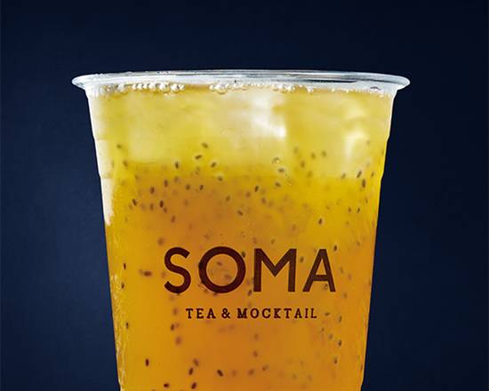 Order Passion Fruit High Mountain Tea food online from Soma Tea & Mocktail store, Artesia on bringmethat.com