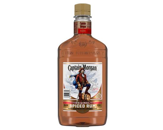 Order Captain Morgan Spiced Rum 375ml food online from Johnny Rockets - Ontario Mills store, Ontario on bringmethat.com