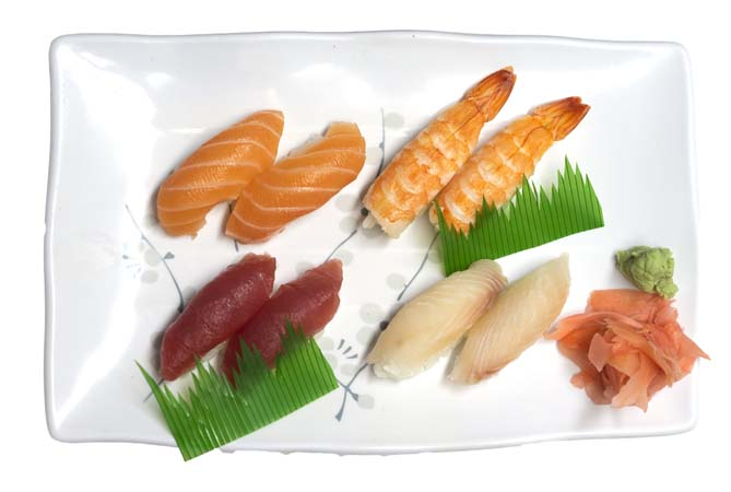 Order 8 Piece Sushi Set food online from Tensuke Sushi store, Elk Grove Village on bringmethat.com