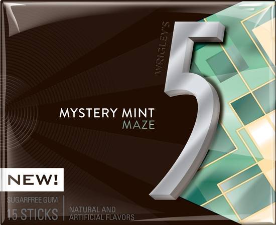 Order Wrigley'S 5 Mystery Mint Maze 15Pc food online from Exxon Food Mart store, Port Huron on bringmethat.com