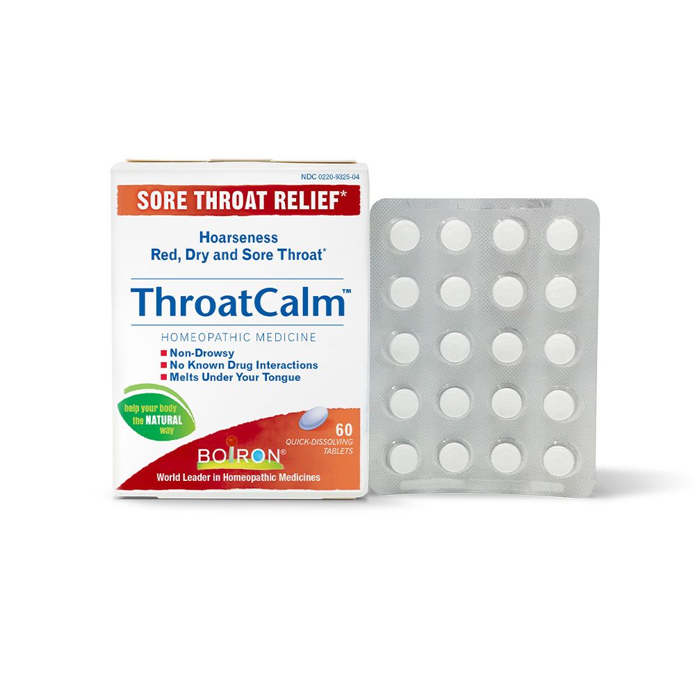 Order Boiron Homeopathic ThroatCalm Tablets - 60 ct food online from Rite Aid store, REEDLEY on bringmethat.com