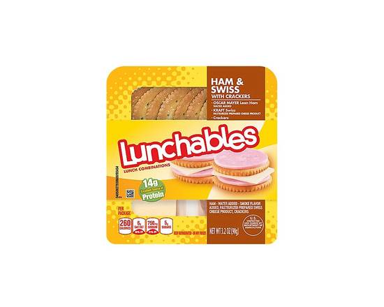 Order Lunchable Ham and Swiss 3.2oz food online from Chevron store, Downey on bringmethat.com