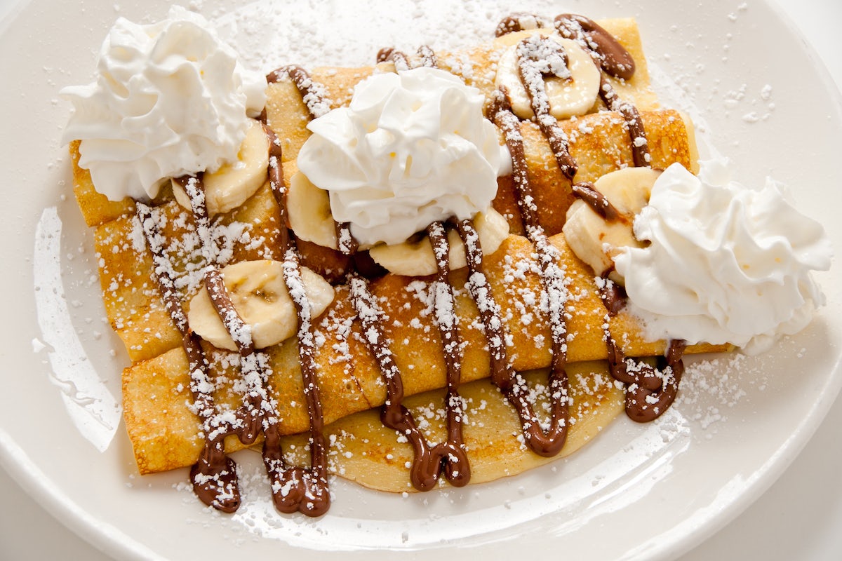 Order Nutella Crepes food online from The Broken Yolk Cafe store, Chula Vista on bringmethat.com