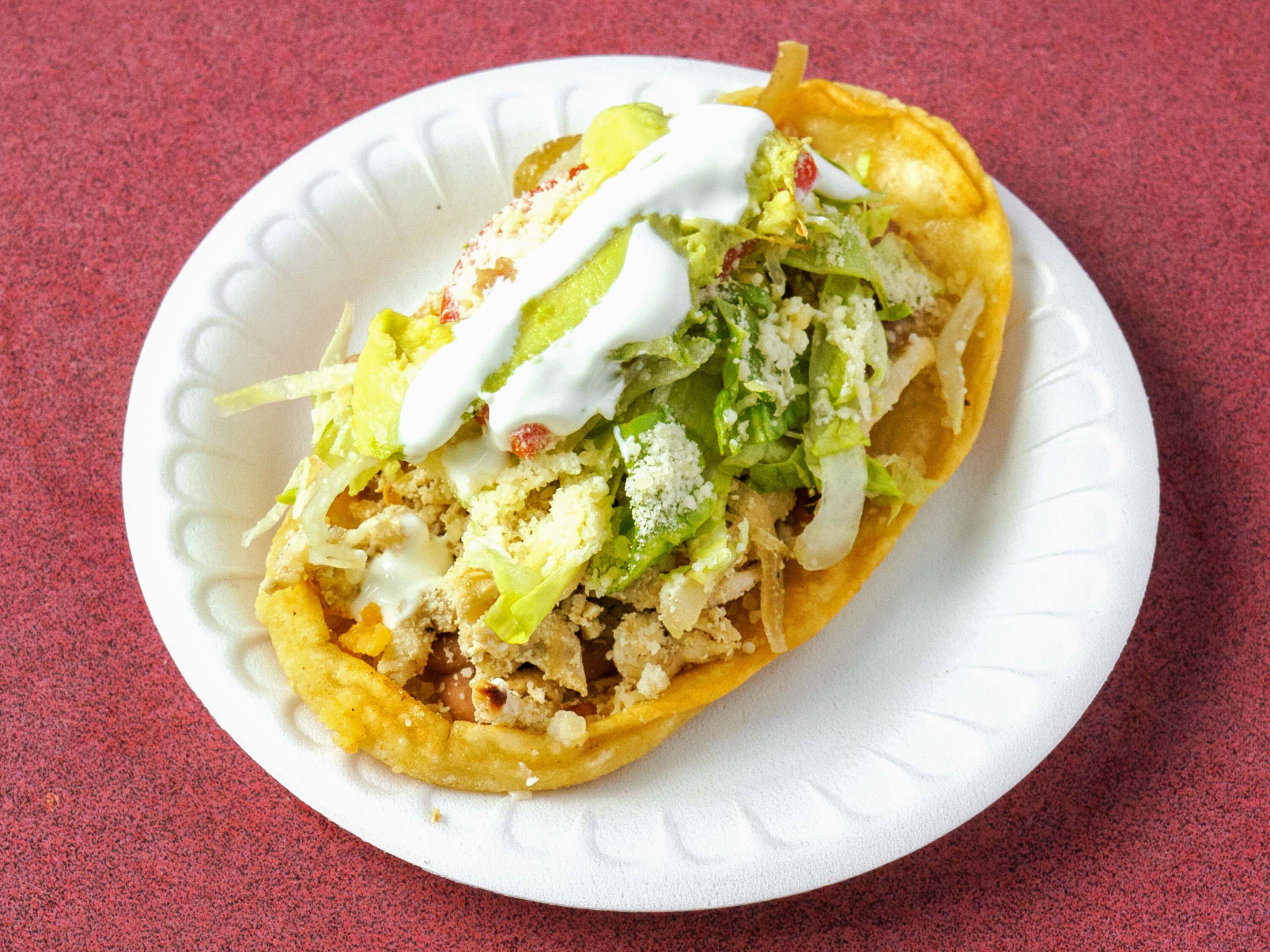 Order Sope Plate food online from Taqueria Diana store, Garland on bringmethat.com