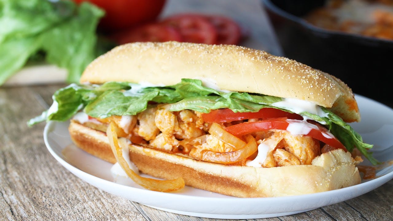 Order Chicken Caliente Sub - Sub food online from Top Tomato Bar & Pizza store, Philadelphia on bringmethat.com