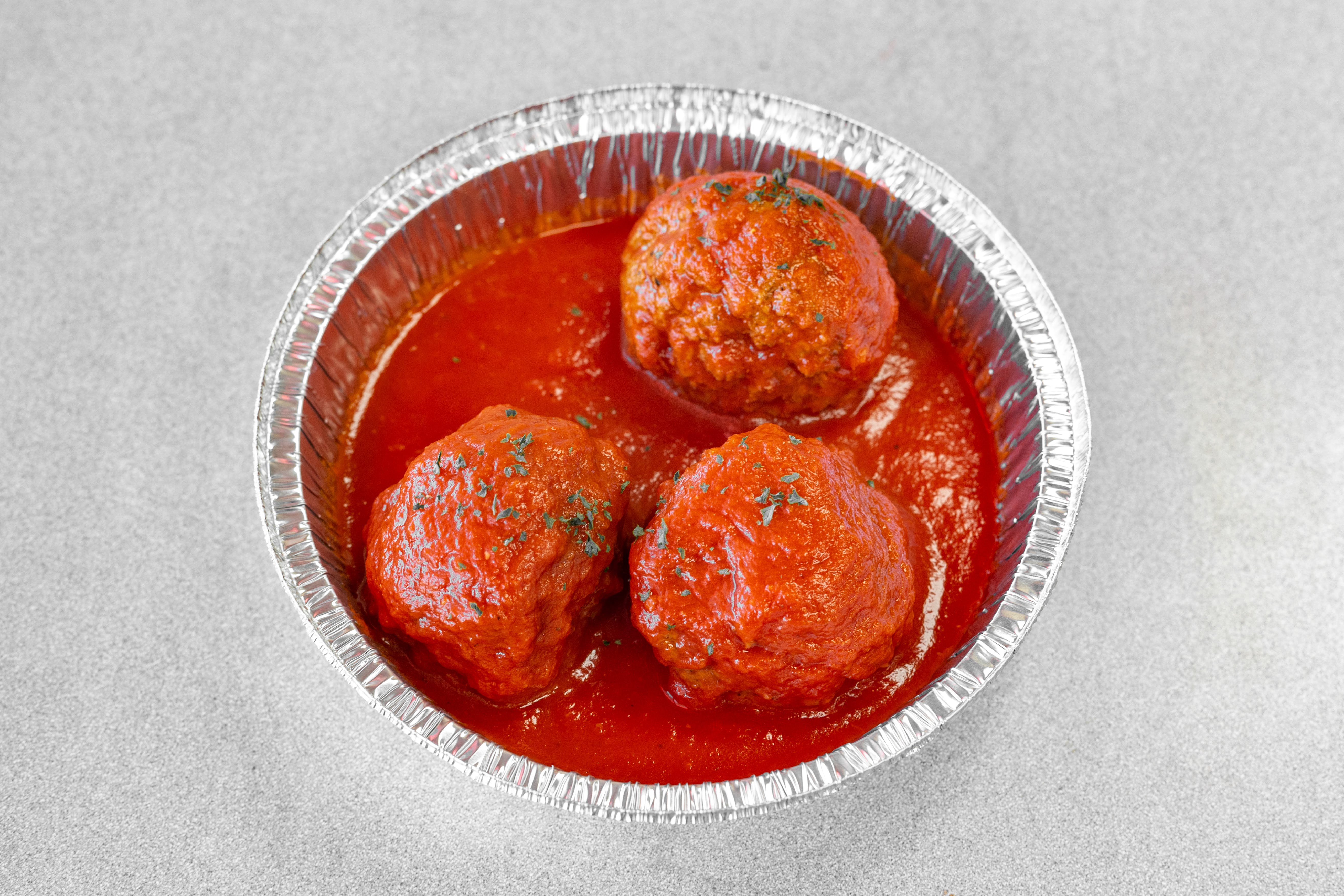 Order Side of Meatballs - 3 Pieces food online from La Famosa Pizza store, Holtsville on bringmethat.com