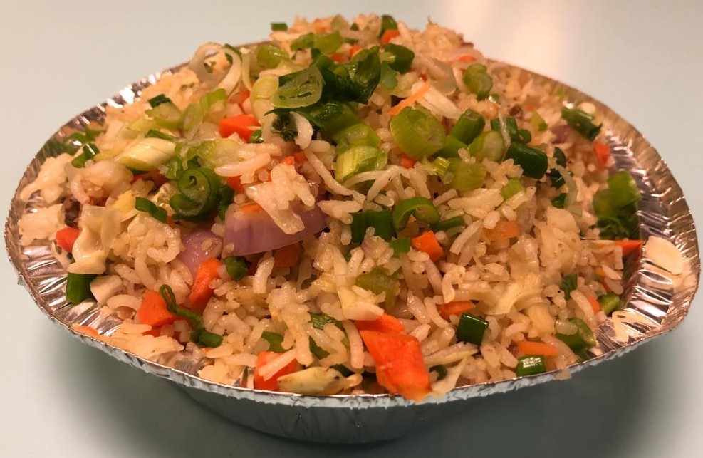 Order Vegetable Fried Rice food online from Indian Cuisine store, Portage on bringmethat.com