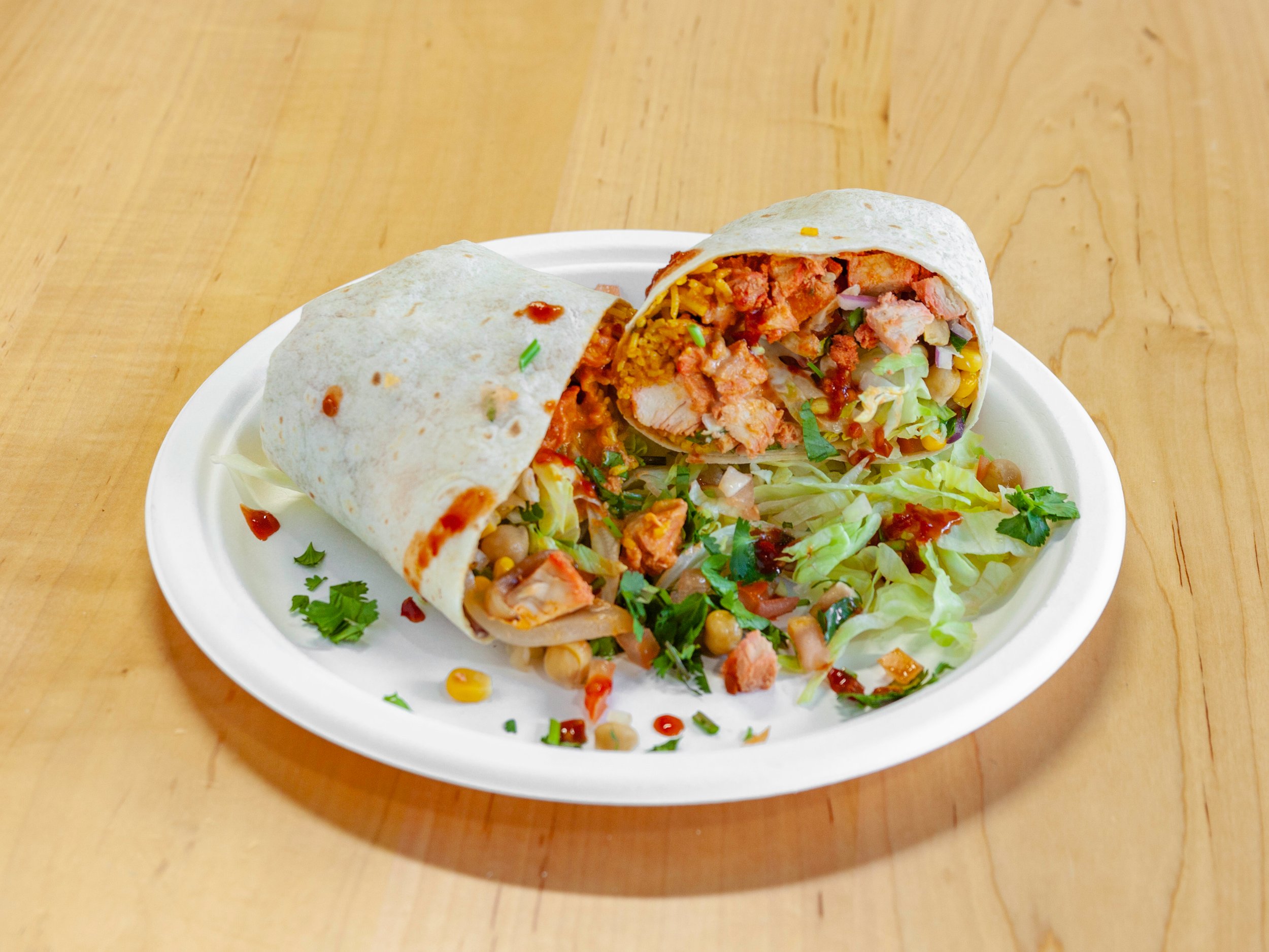 Order Make Your Own Burrito food online from Signature Grill store, Champaign on bringmethat.com
