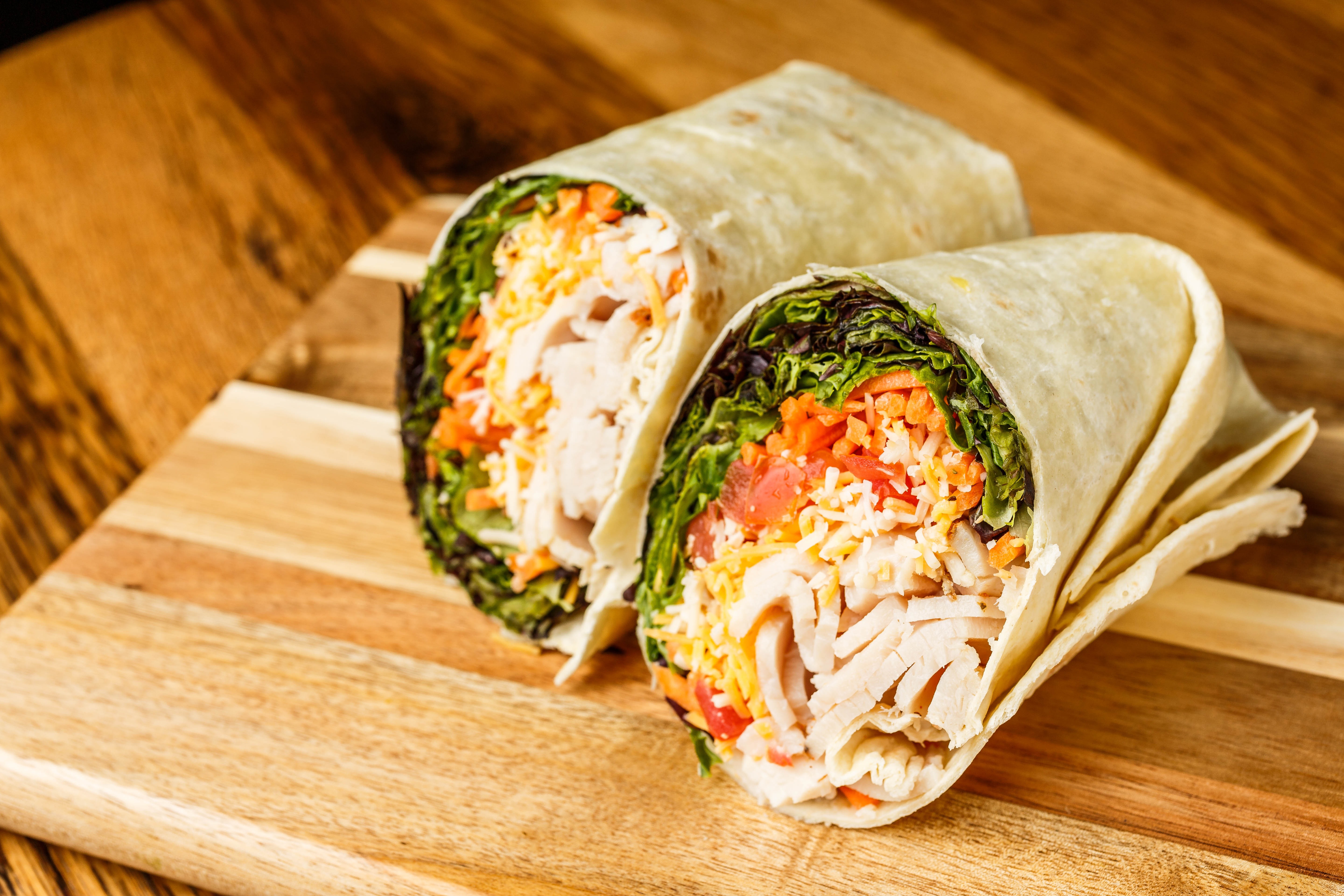 Order Salad Wraps food online from Daily Press store, Monroe on bringmethat.com