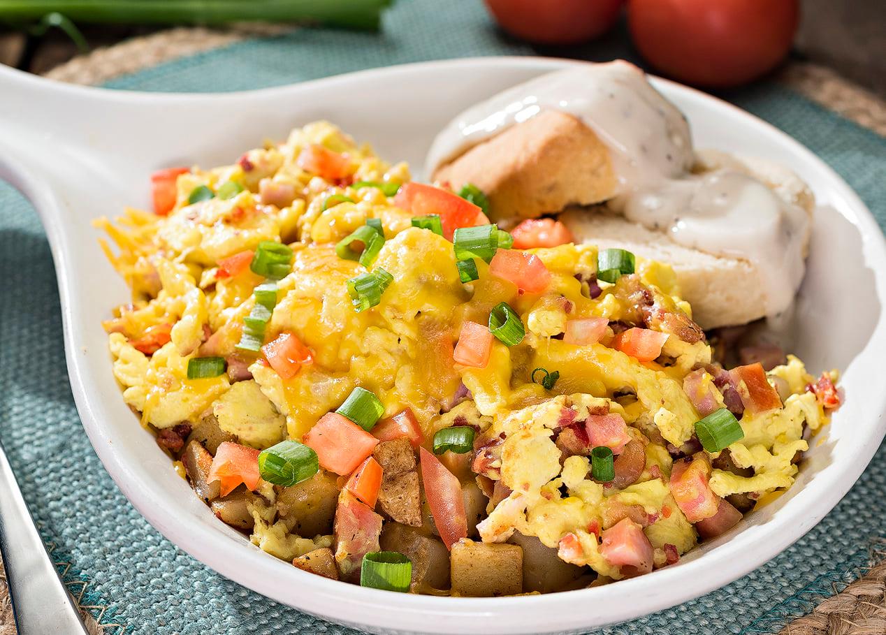 Order Farmers Skillet food online from Perko Cafe & Grill #102 store, Tracy on bringmethat.com