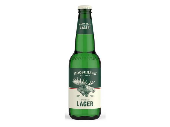 Order Moosehead Lager - 6x 12oz Bottles food online from Jacob's Liquor store, Sachse on bringmethat.com