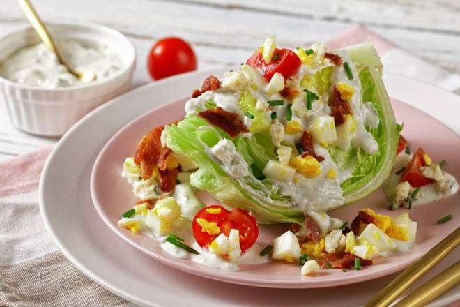 Order The Wedge Salad food online from The Cracked Yolk store, Southampton on bringmethat.com
