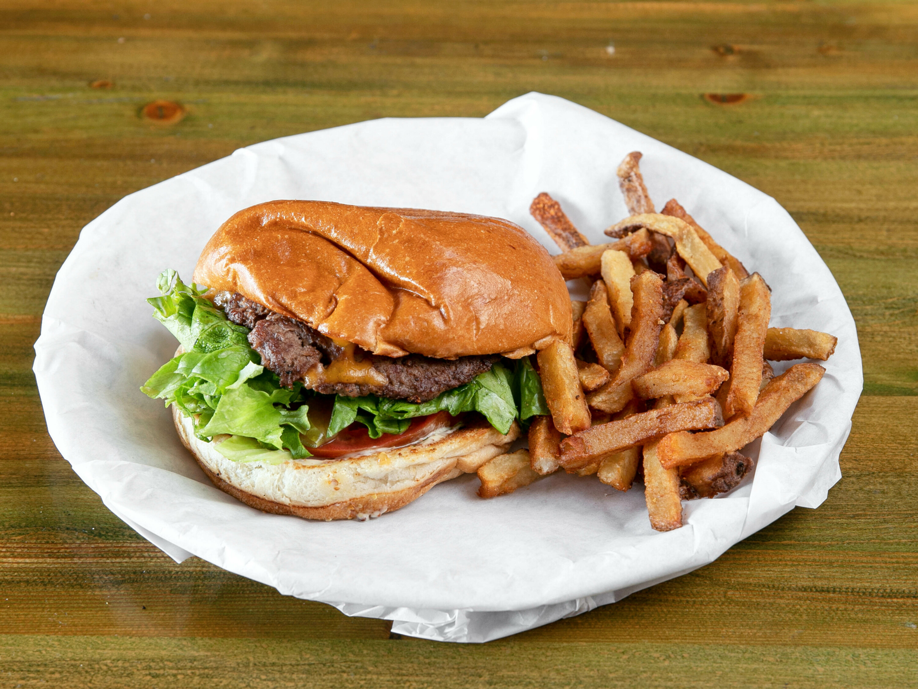 Order Single Burger food online from Uncle Uber's Sammich Shop store, Dallas on bringmethat.com