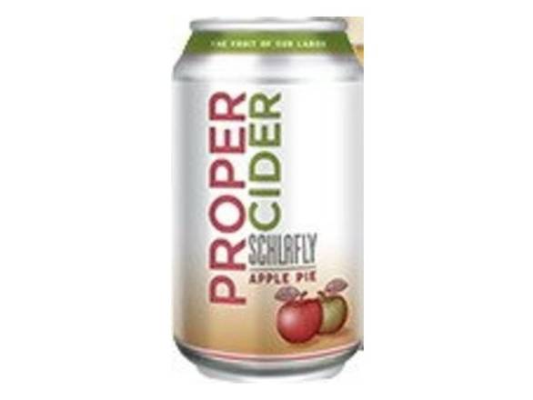 Order Schlafly Apple Pie Cider - 4x 12oz Cans food online from Kirby Food & Liquor store, Champaign on bringmethat.com