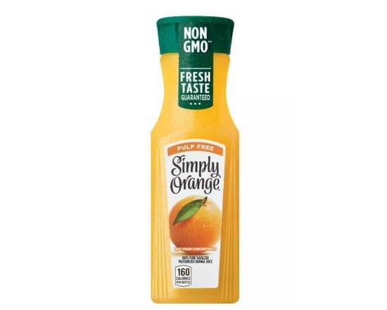 Order Simply Orange Juice Bottle (11.5 oz) food online from Urban Value Corner Store store, Dallas on bringmethat.com