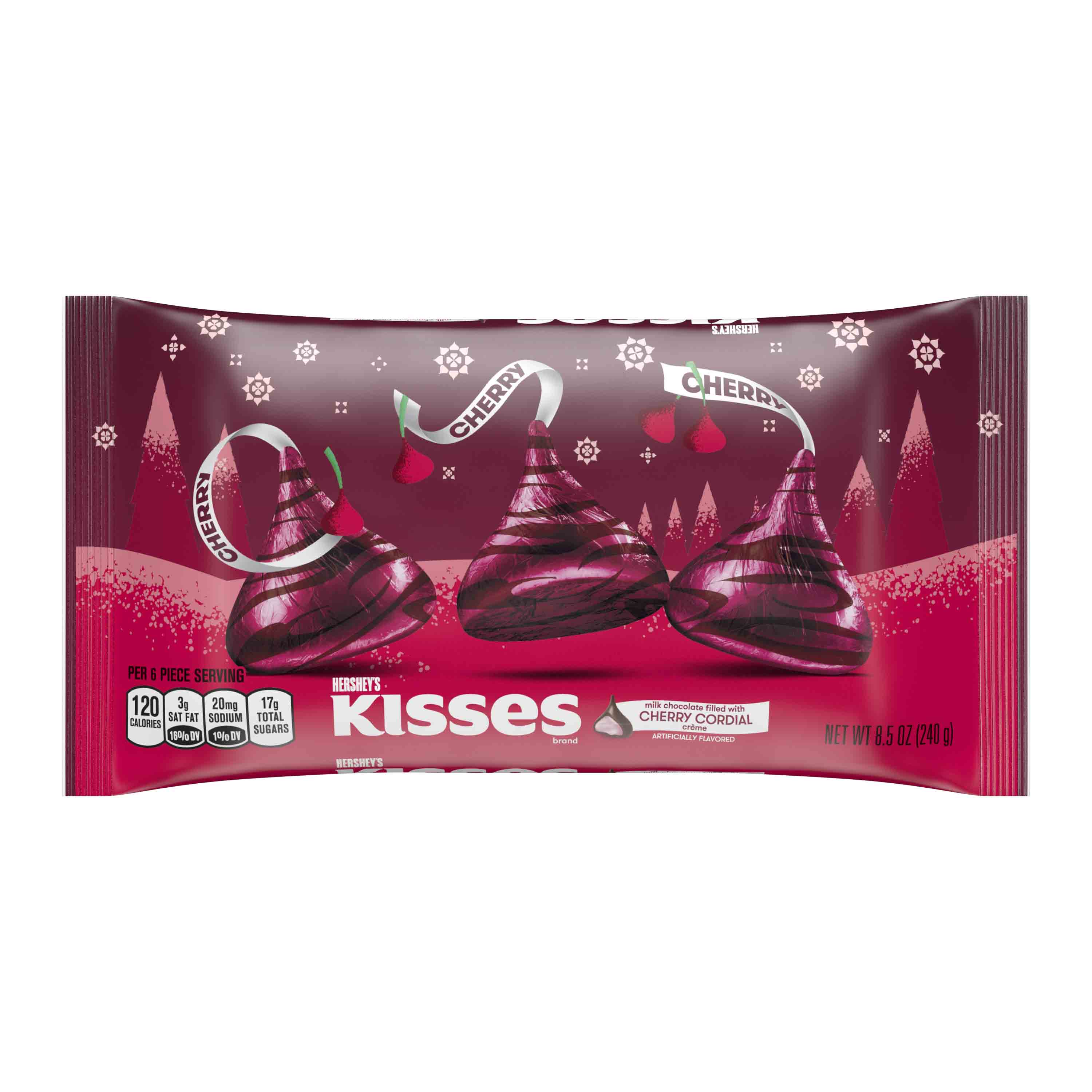 Order Hershey's Kisses, Holiday, Cherry Cordial Creme - 7 oz food online from Bartell store, Edmonds on bringmethat.com