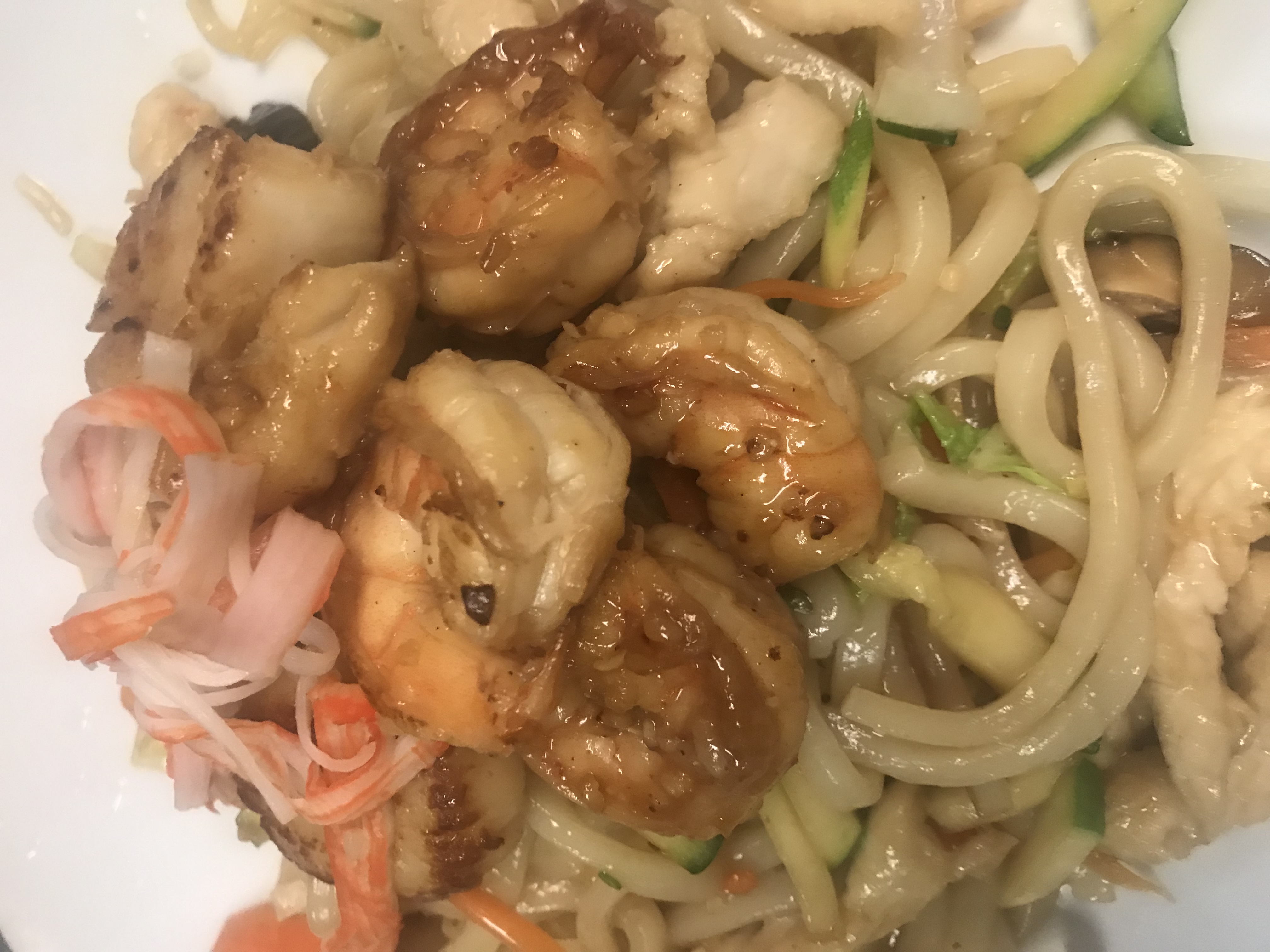 Order Seafood Yaki Udon food online from Megu Sushi Japanese Cuisine store, Cherry Hill on bringmethat.com