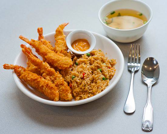 Order Fried Shrimp Tempura food online from Yami Yami Japanese Restaurant store, Atlanta on bringmethat.com