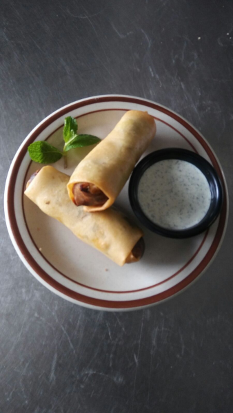 Order Spring Rolls food online from Couscous Cafe store, Oklahoma City on bringmethat.com