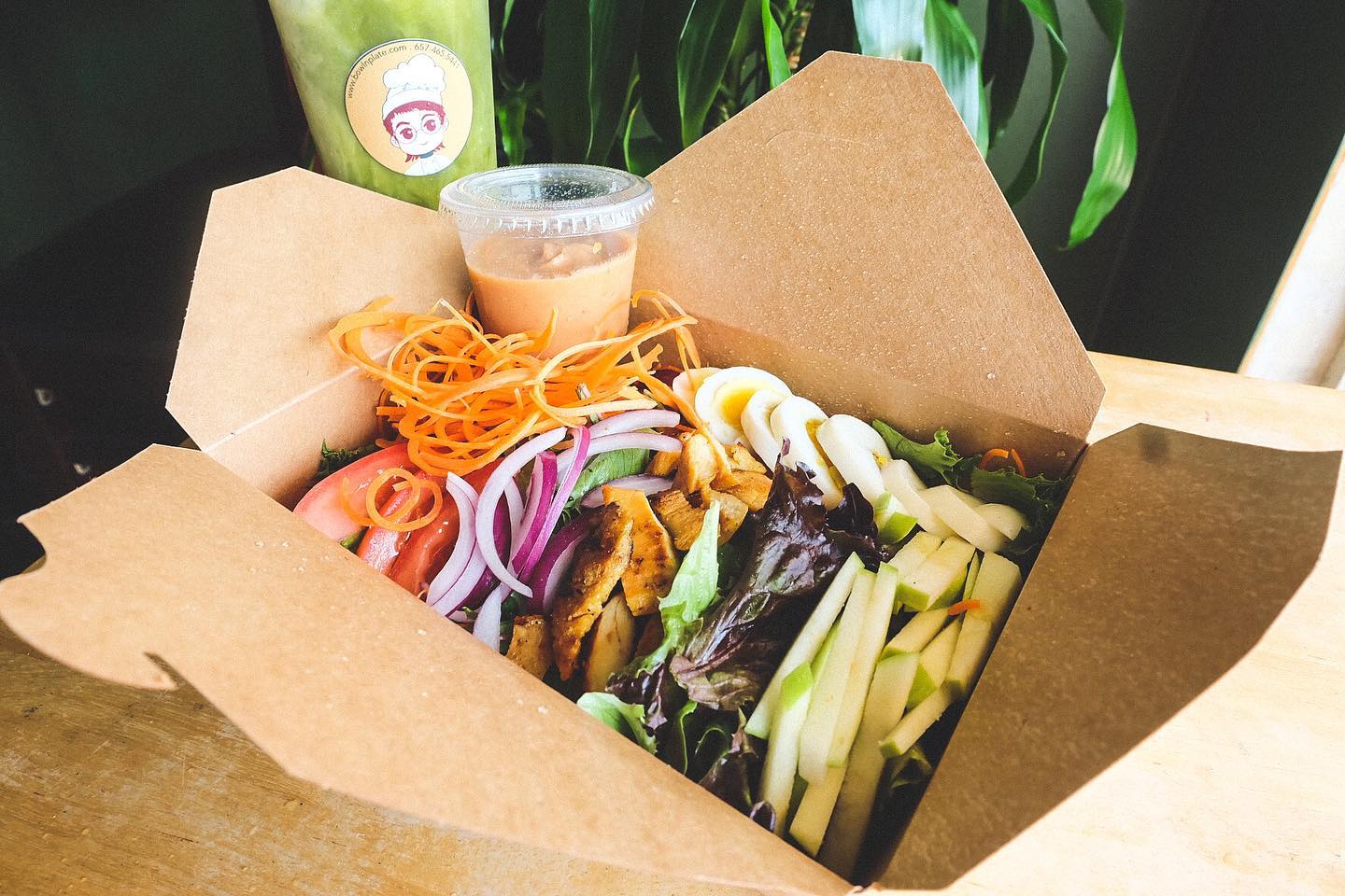Order B&P Salad  food online from Bowl And Plate Eatery store, Anaheim on bringmethat.com