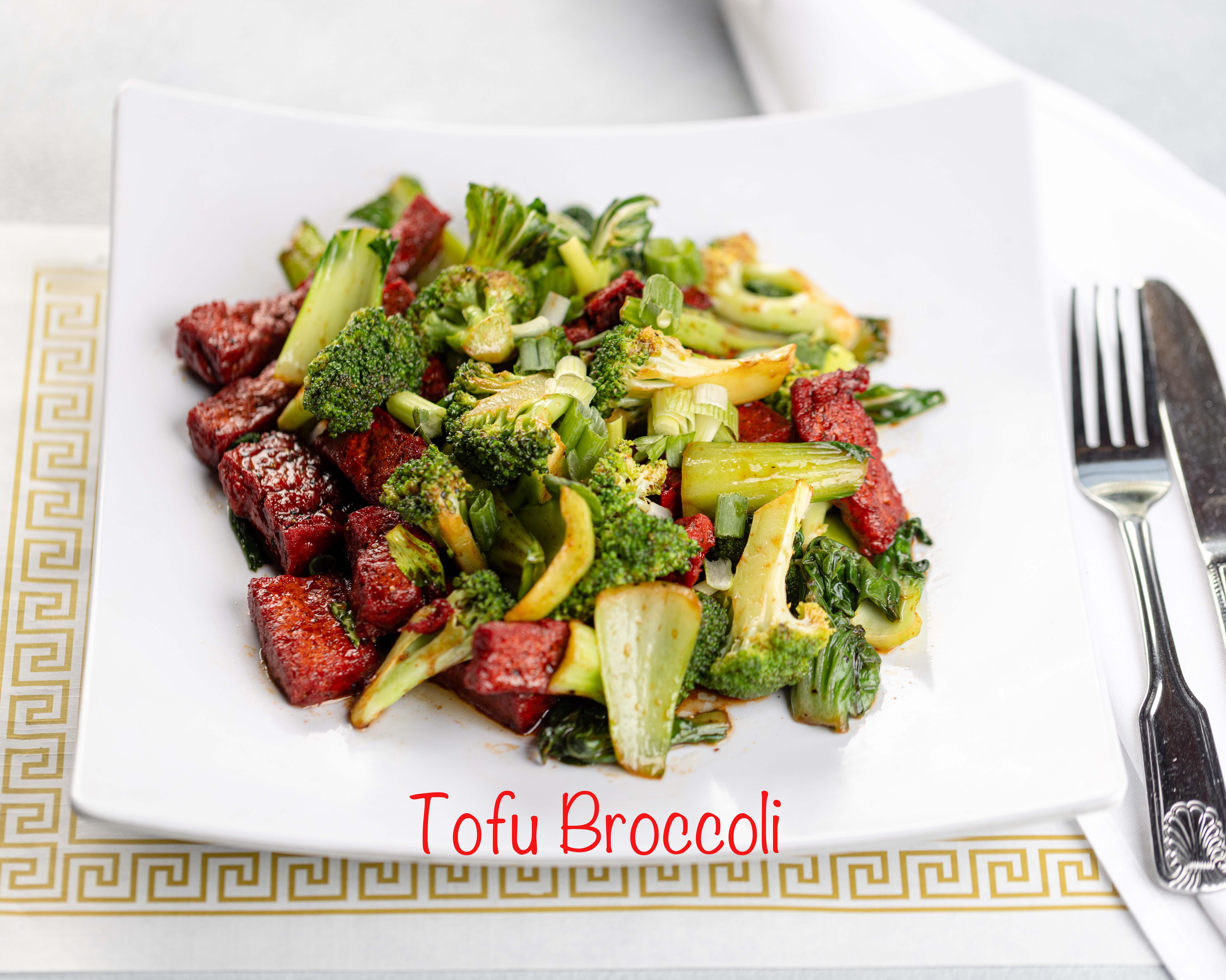 Order Tofu Broccoli food online from Yummefy Asian Restaurant store, Birmingham on bringmethat.com