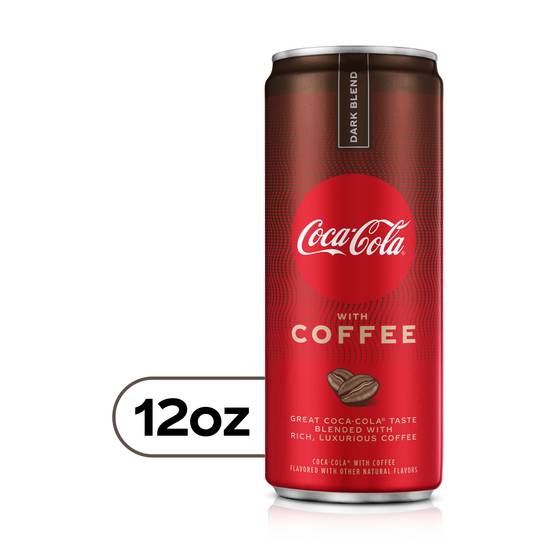 Order Coca-Cola with Coffee Dark Blend Can (12 oz) food online from Rite Aid store, Medina on bringmethat.com