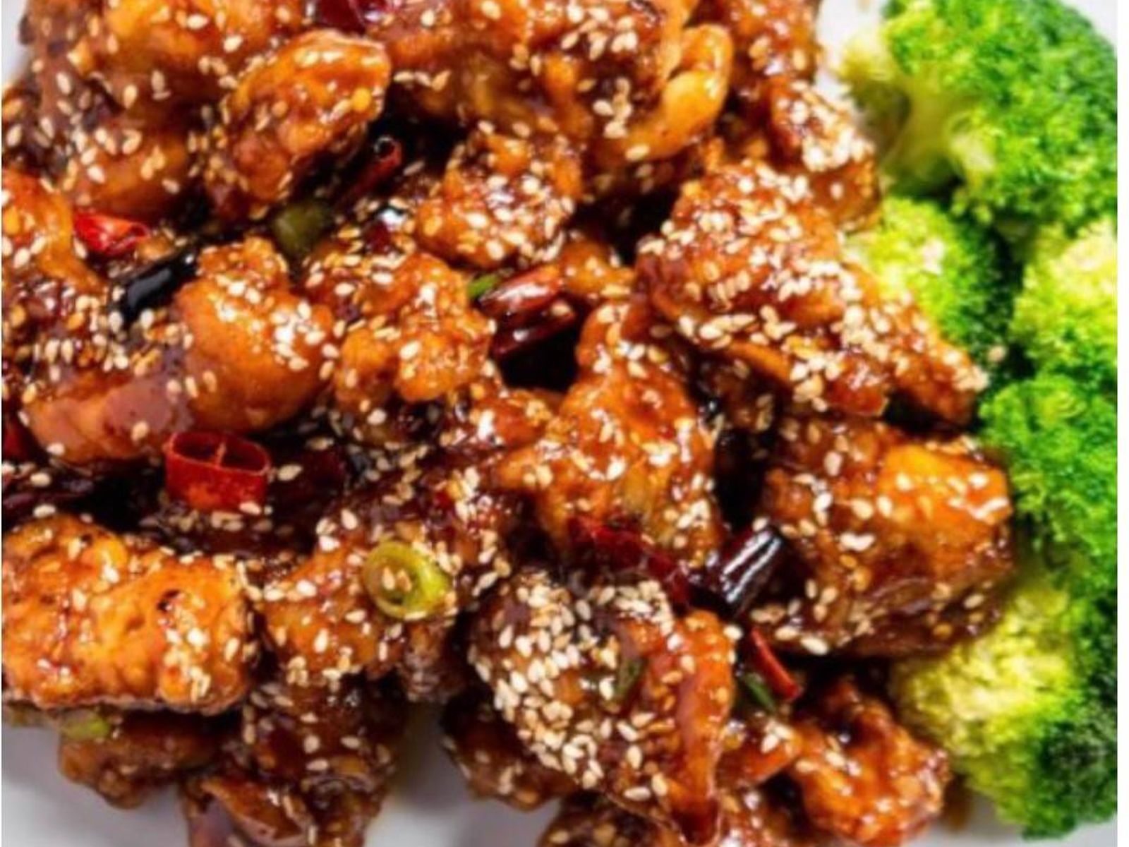 Order Sesame Chicken food online from Rice Bowl Cafe store, Austin on bringmethat.com
