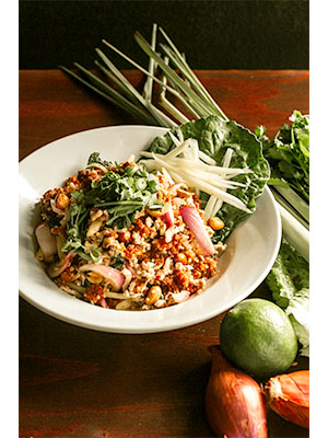 Order Crispy Rice Salad food online from Yes Siam Thai Cafe And Bar store, Seattle on bringmethat.com