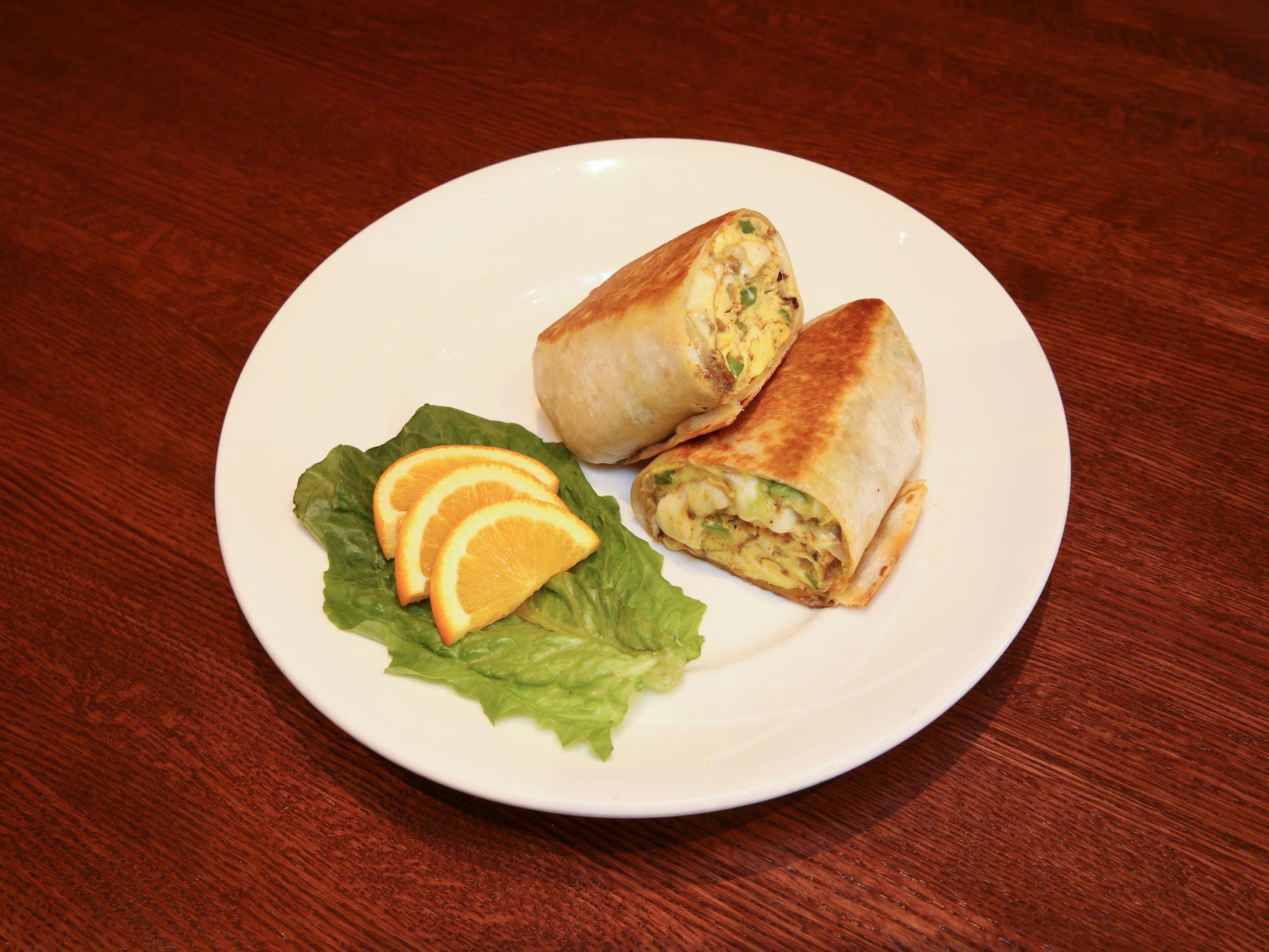 Order Breakfast Burrito food online from Yiayia Cafe store, Hinsdale on bringmethat.com