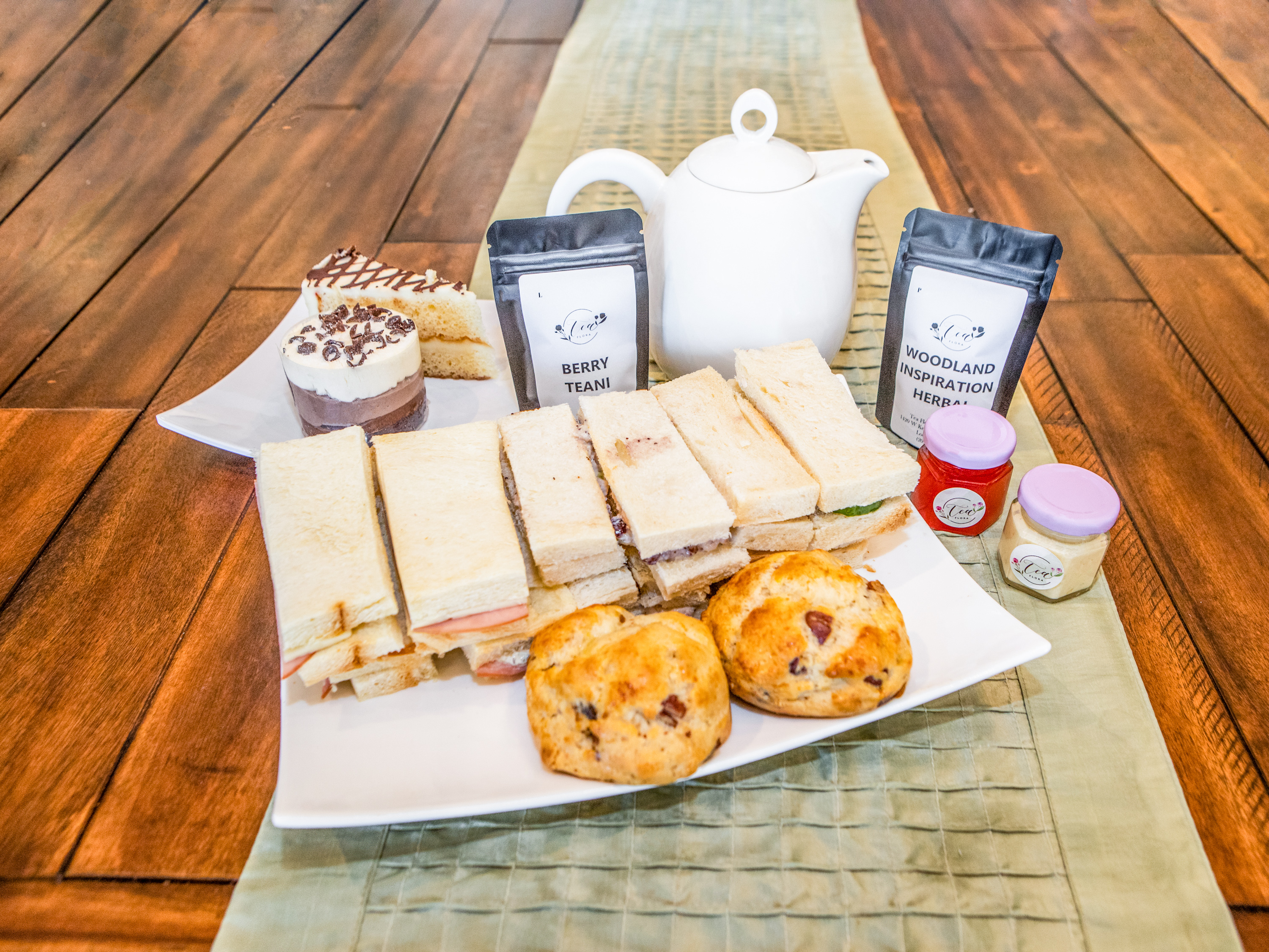 Order High Tea To Go Box (must RSVP 48hours in advanced) food online from Tea Flora Tea Boutique store, Lodi on bringmethat.com