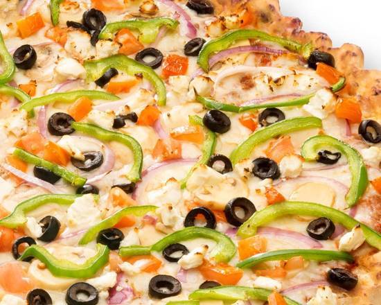 Order Veggie Supreme Pizza food online from Rascal House Pizza University Hts store, University Heights on bringmethat.com