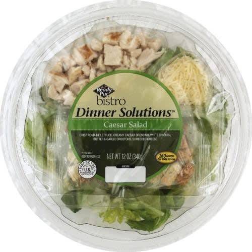 Order Ready Pac · Bistro Dinner Solutions Chicken Caesar Salad (12oz) food online from Vons store, Montrose on bringmethat.com