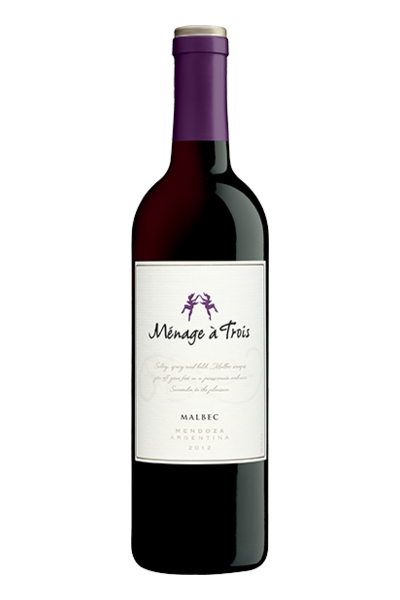 Order Menage A Trois Malbec ( 750 ML ) food online from Friends Snacks store, San Francisco on bringmethat.com