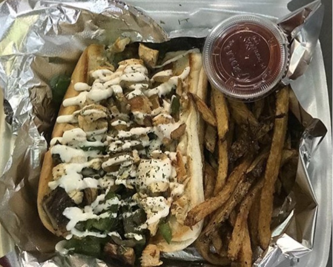 Order Chicken Philly Sandwich food online from Jordan Eatery store, Cleveland on bringmethat.com