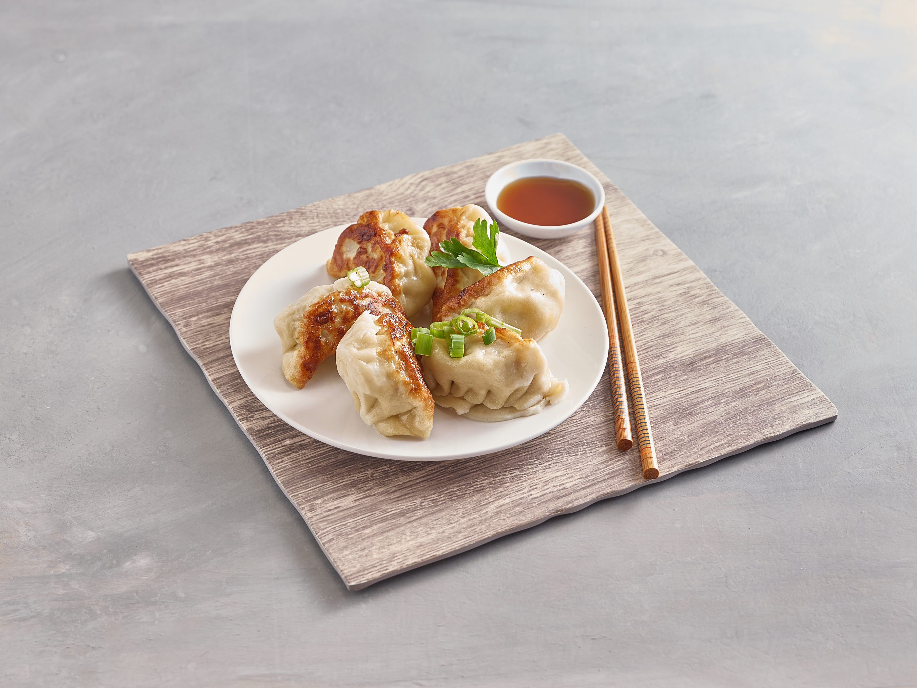 Order 6 Piece Pot Stickers food online from Little Hunan store, San Jose on bringmethat.com