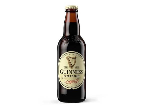Order Guinness Extra Stout - 6x 11.2oz Bottles food online from Cardinal Wine & Spirits store, Gurnee on bringmethat.com