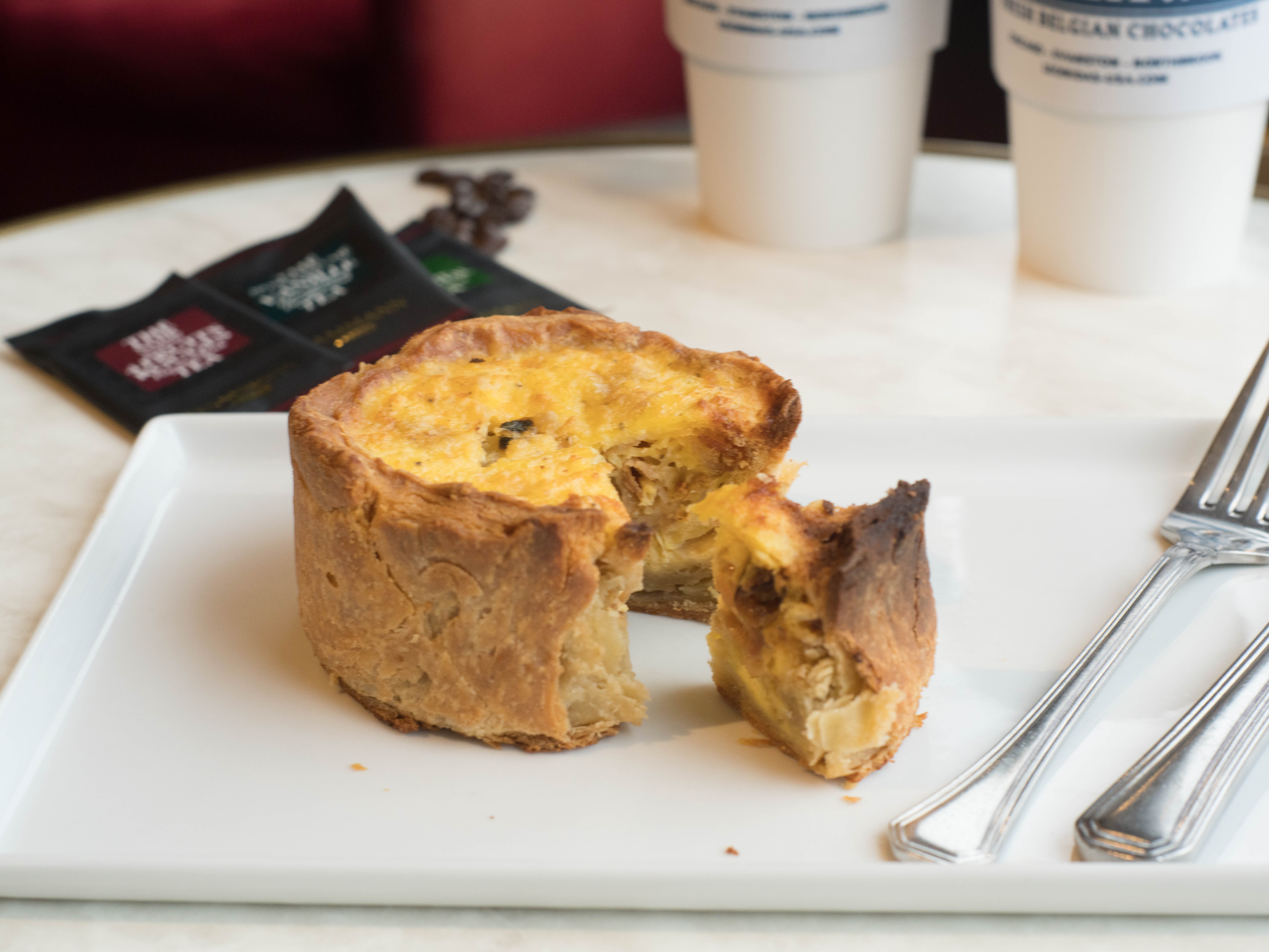 Order Quiche Lorraine food online from Leonidas Cafe store, Northbrook on bringmethat.com