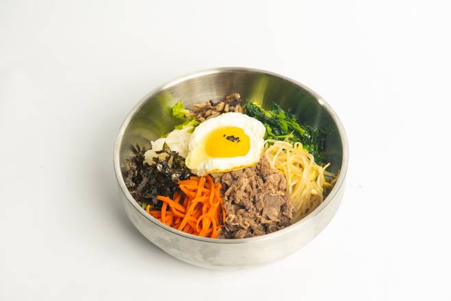 Order Bibimbap 비빔밥 food online from Lee's Korean bbq Woonamjung store, Las Vegas on bringmethat.com