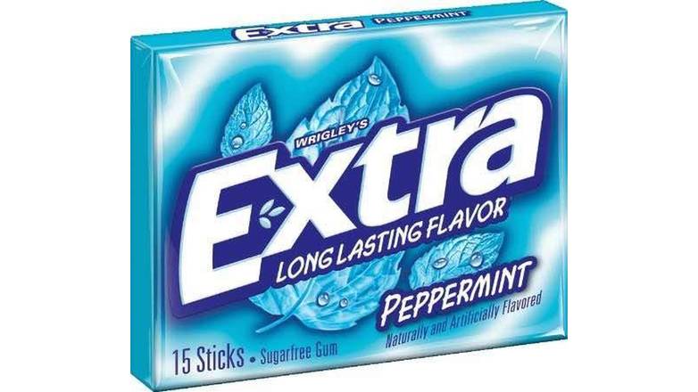 Order Wrigley'S Extra Peppermint Sugar-Free Gum - 15 Count 17.6 oz food online from Valero Food Mart store, Murrayville on bringmethat.com