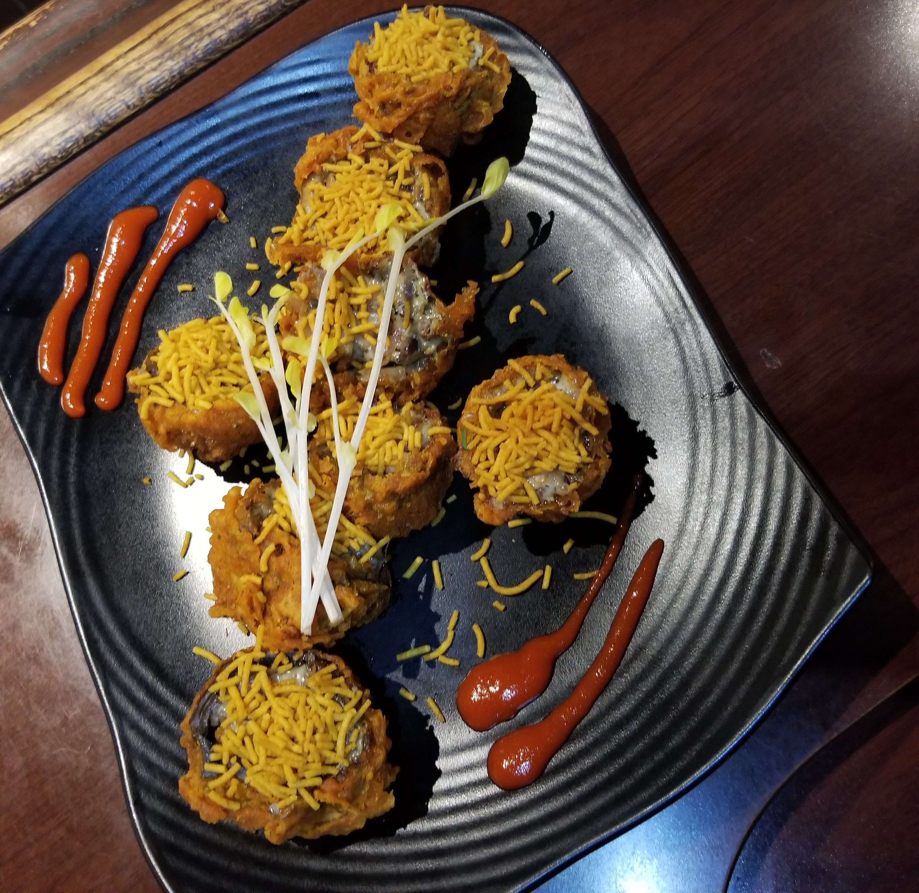 Order Crispy Mushrooms food online from Mahan Indian Restaurant store, Alhambra on bringmethat.com